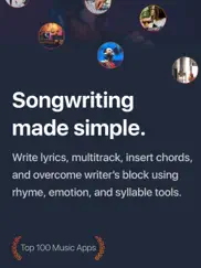 songwriter pro: lyrics + songs ipad images 1