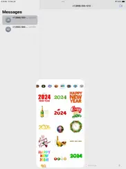 happy new year 2022 stickers ipad bildschirmfoto 1