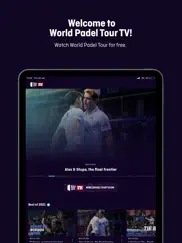 world padel tour tv ipad capturas de pantalla 1