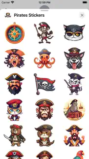 pirates sticker pack iphone resimleri 2