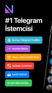 nicegram: ai chat for telegram iphone resimleri 1