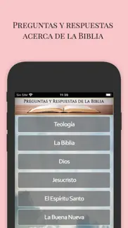 preguntas y respuestas biblia iphone capturas de pantalla 1