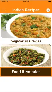 indian recipes - food reminder iphone images 1