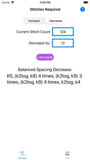 knitting stitch calculator iphone images 2