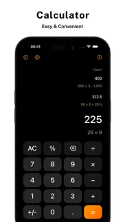 calcullo - calculator widget iPhone Captures Décran 3