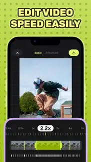 video speed editor iphone capturas de pantalla 1