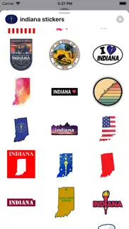 indiana emojis - usa stickers iphone images 2