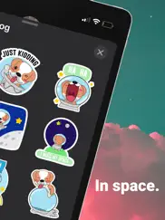 astronaut dog stickers ipad images 2