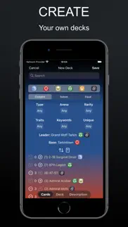swu deckbuilder iphone capturas de pantalla 1