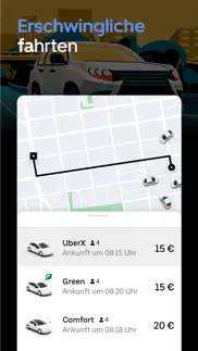 uber - fahrt bestellen iphone bildschirmfoto 3