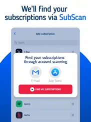 subscrab subscriptions manager ipad images 4