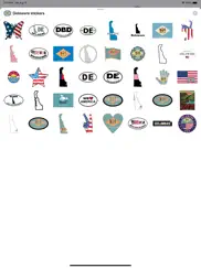 delaware emoji - usa stickers ipad resimleri 1