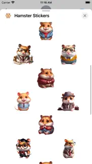 hamster stickers iphone capturas de pantalla 1