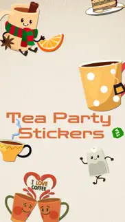 tea party stickers pack iphone images 1