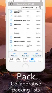 pro camping planner iphone capturas de pantalla 4