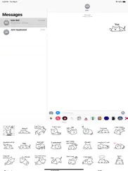 bored cat - emoji and stickers ipad images 3