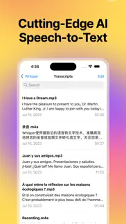 whisper - speech to text iphone images 1