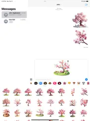 cherry blossom stickers ipad resimleri 3