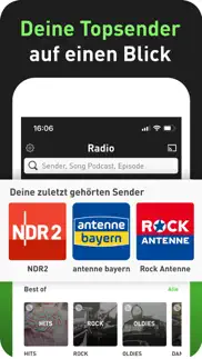 radio.de - radio und podcast iphone bildschirmfoto 2