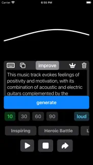ai music generator song makers iPhone Captures Décran 3