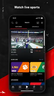 espn: live sports & scores iphone resimleri 2