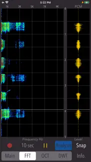 wavelet voice sonogram iphone capturas de pantalla 4