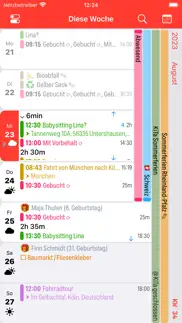 wochenplan kalender iphone capturas de pantalla 4