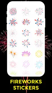 fireworks stickers iPhone Captures Décran 2