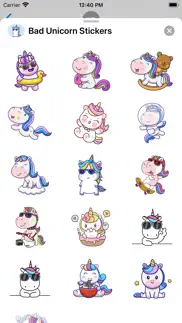 bad unicorn stickers iphone images 2