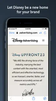 disney advertising sales iphone capturas de pantalla 3