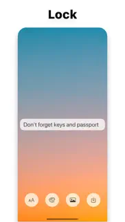 lock screen notes maker iphone images 1