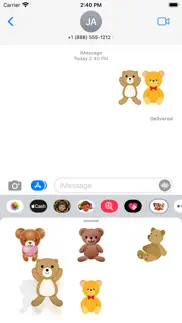 teddybear illustration sticker iphone images 2