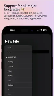 code - compile & run program iphone capturas de pantalla 4