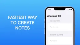 anotalos: quick notes taking iphone images 1