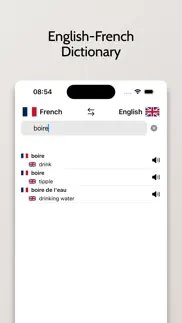 french-english dictionary iPhone Captures Décran 3
