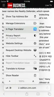 in page web translator iphone resimleri 2
