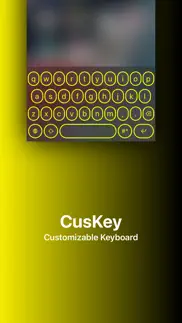 cuskey customizable keyboard iphone resimleri 1