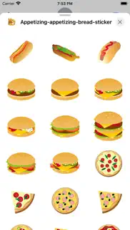 appetizing bread stickers iphone images 2