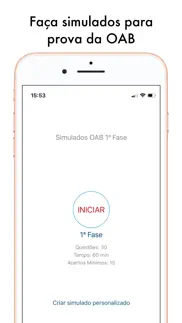 simulados oab - prova e teste iphone bildschirmfoto 1
