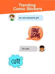 colorful text stickers pack ipad images 2