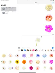 watercolor flower sticker ipad images 2