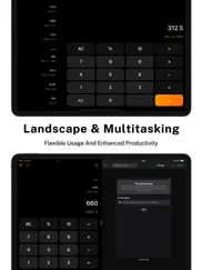 calcullo - calculator widget iPad Captures Décran 4