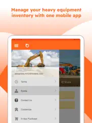 heavy equipment inventory app ipad images 1