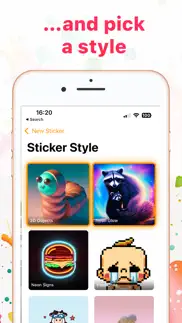 magic stickers - ai art iphone capturas de pantalla 3