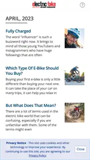 electric bike action magazine iphone images 2