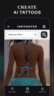inkhunter try tattoo designs iPhone Captures Décran 1