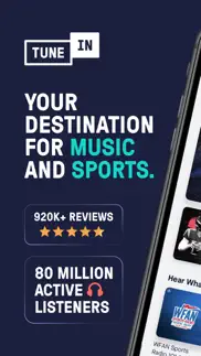 tunein radio: music & sports iphone images 1