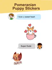 pomeranian puppy stickers cute ipad images 2