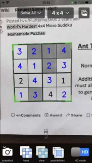 sudoku solver realtime camera iphone images 3