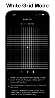 amsler grid app iphone capturas de pantalla 2